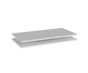 Vicco Tablette "Claus", Blanc Lot de 2 | Lot de 2, pour un montage intérieur ultérieur dans des commodes existantes