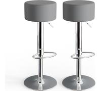 Vicco Tabouret de bar , 38.5 x 92 cm 2 pièces, Gris