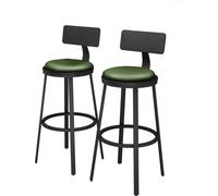 Vicco Tabouret de Bar Caracas, Noir, 34 x 102 cm 2 pièces