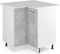 Vicco Universal Armoire d'angle R-Line, 75.6cm avec porte, avec PT, Béton/Blanc
