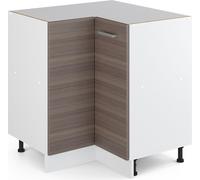 Vicco Universal Armoire d'angle R-Line, 75.6cm avec porte, sans PT, Gris/Blanc