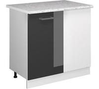 Vicco Universal Armoire dangle R-Line, Anthracite Haute brillance, 86cm avec porte, avec PT Anthracite Haute brillance