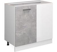 Vicco Universal Armoire d'angle R-Line, Béton, 86cm avec Porte, sans PT