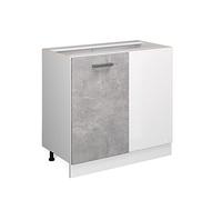 Vicco Universal Armoire d'angle R-Line, Béton, 86cm avec Porte, sans PT, pour Le Rangement des ustensiles ménagers et des provisions