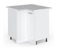 Vicco Universal Armoire dangle R-Line, Blanc Haute brillance, 75.6cm avec porte, avec PT Blanc Haute brillance G