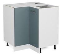 Vicco Universal Armoire d'angle R-Line, 75.6cm avec porte, sans PT, Bleu-gris/Blanc