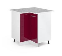 Vicco Universal Armoire d'angle R-Line, Bordeaux Brillant, 75.6cm