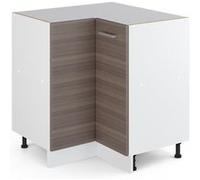 Vicco Universal Armoire d'angle R-Line, 75.6cm avec porte, sans PT, Gris/Blanc