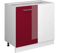 Vicco Universal Armoire dangle R-Line, Rouge bordeaux Haute brillance, 86cm avec porte, sans PT Rouge bordeaux Haute brillance G