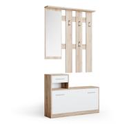 Vicco Vestiaire Billy, Sonoma/Blanc, 100x111.6cm