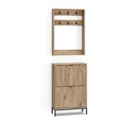 Vicco Vestiaire Eliza, Chêne Viking, 60x92cm Set, 2 pièces