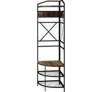 Vicco Vestiaire Fyrk, 50x183cm, noir/chêne rustique