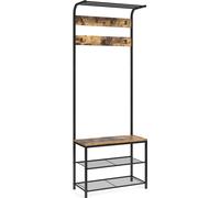 Vicco Vestiaire Fyrk, 70 x 190 cm, Chêne rustique/Noir