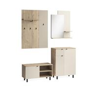 Vicco Vestiaire Puerto, Chêne/Cachemire, 69 x 95 cm | ensemble de 4 pièces
