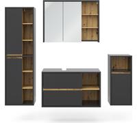 Vicco Viola, 4 parties, Anthracite/Chêne