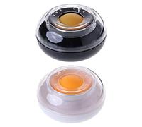 VIccoo Doigt mouillé, Outil mouillé Humide de Doigt d'éponge de boîtier Rond en Plastique pour casher comptant l'argent comptant