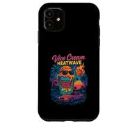 Vice Cream Heatwave Retro Miami Ice Cream Florida Basketball Coque pour iPhone 11