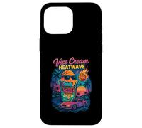 Vice Cream Heatwave Retro Miami Ice Cream Florida Basketball Coque pour iPhone 16 Pro Max