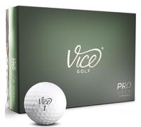 12 balles de Golf Souples de qualité Professionnelle Vice, Prosoft, Blanc
