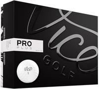 Vice Golf Pro Plus 2020 | 12 balles de Golf | Caractéristiques : uréthane moulé 4 pièces, Longueur maximale, Rotation réduite du Driver | Plus de Couleurs : Citron Vert Fluo/Rouge | Profil : pour