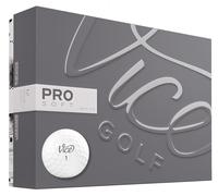 Vice Golf Pro Soft 2020 | 12 balles de Golf | Caractéristiques : uréthane moulé 3 pièces, Sensation de Frappe Douce, Haute stabilité de vol de Balle | Plus de Couleurs : Citron Vert Fluo/Rouge |