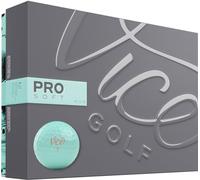 Vice Golf Pro Soft Tone 2020,12 balles de golf,Caractéristiques : 3 pièces en uréthane coulé, toucher doux, grande stabilité du vol de la balle, corail,Profil : pour les golfeurs ambitieux.