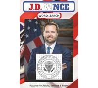 Vice President J.D. Vance Word Search Puzzle Book: Word Searches with Easy To Read Print about J.D. Vance, The United States Marines, MAGA, ... Gift for Vacations, Holidays, and Free Times