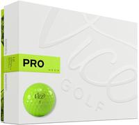 VICE - Pro - Lot de 12 balles de golf, vert citron fluo
