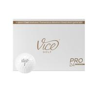 Vice Pro Lot de 24 balles de Golf Blanches