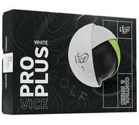 Vice Pro Plus Balles de Golf (modèle 2025) (Blanc)