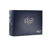 Vice Pro Plus Lot de 12 balles de Golf, Vice Pure Medium/Large, Blanc