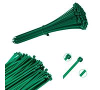Viceree 100 Attache Cable Universels VERT -3.6x200mm- Serre Cable et Collier de Serrage Plastique - Solution de Gestion de Câbles Efficace et Robuste - Attaches Cable Vert de Haute Qualité