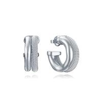 VICEROY Boucles d'oreilles en acier Ip Lady Fashion, 3,8, Acier allié, Pas de gemme
