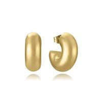 VICEROY Boucles d'oreilles pour femme en acier Ip doré anneau ouvert volume 75419E01012