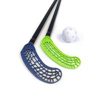 VICFLOOR Kit démarrage floorball/unihockey (12 bâtons, 6 balles) en polypropylène (PP) - Équipement de Floorball - Multicolore - 85 cm - Pour tous âges