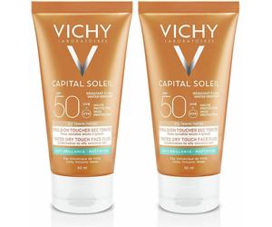VICHY Capital Soleil BB émulsion toucher sec teintée SPF50 Tube 50ml Émulsion 2x50 ml