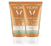 Vichy Capital Soleil Crème Solaire Visage Toucher Sec Indice SPF 50 2x50ml