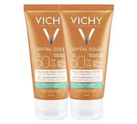 Vichy Capital Soleil Crème Solaire Visage Toucher Sec Indice SPF50 2x50ml