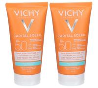 VICHY Capital Soleil Emulsion toucher sec SPF50 Tube 50ml Émulsion 2x50 ml