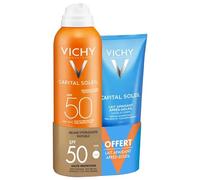 Vichy - Capital Soleil - Pack - Brume Hydratante Invisible SPF50 200 ml + Lait Apaisant Après-Soleil 100 ml