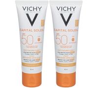 VICHY Capital Soleil Soin anti-tâches teintée SPF50+ Tube 50ml Crème Protection Solaire 2x50 ml