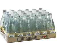 Vichy Catalán Lot de 24 bouteilles d'eau minérale en verre 250 ml