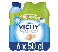 VICHY CELESTINS - Eau Minérale Naturelle Gazeuse 6X500Ml - Prix de l'Unité