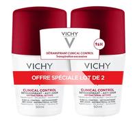 Vichy Déodorant Clinical Control 96h Bille 50ml Lot de 2 x 50ml