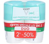 Vichy Deodorant Intense Anti-Transpiratie 48h Duo Rouleau 2x50 ml