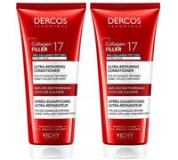 Vichy Dercos Après-shampooing ultra-réparateur Collagen 17 Filler Après-Shampooing(S) 2x200 ml