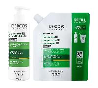 Vichy Dercos Duo Anti-Pell DS : Shampooing & Éco-recharge Cheveux secs 390ml
