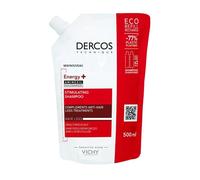 Vichy Dercos Shampoing Energisant Stimulant Complément Anti-Chute, Éco-Récharge 500ml