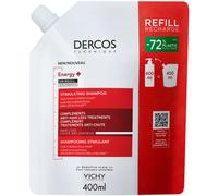 Vichy Dercos Shampooing stimulant anti-chute à l'Aminexil en éco-recharge 400ml