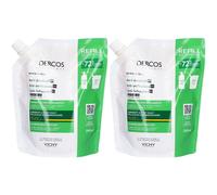 VICHY Dercos Shampooing Anti-Pelliculaire Cheveux Secs Eco-Recharge 2x390 ml